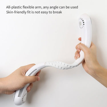 Portable Hanging Neck Fan Electric Mini Air Cooler 3 Speed Quiet Fan